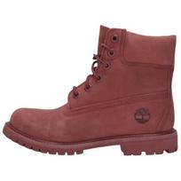 Timberland 6 Colių Raišteliais Vandeniui Atsparūs Batai Patogūs Universalūs Trumpi Batai Moteriški Batai Tamsiai Raudoni A2HR8-ET1 37