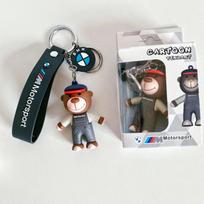 Nauja Meškiuko Lėlė Automobilio Logotipas BMW Emblema Prabangaus Automobilio Raktų Pakabukas BMW X1 X2 X3 X4 X5 X6 3 5 Serijai M2 M3 M4 M5 M6 M7 Priedai balta