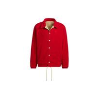 Adidas Originals dvipusė viengubo atlapo medvilninė striukė vyrams Viršutinis drabužis Raudona HY7291 L red