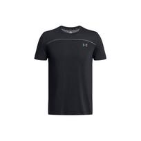 Under Armour Letter Logo Print Crew Neck Short Sleeve T-Shirt Men Tops Black 1382799-001 S