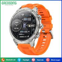2025 m. naujas karinės kokybės GPS takelio išmanusis laikrodis vyrams 1,85 colio ultra HD Bluetooth skambutis 710 mAh žibintuvėlis Blood Oxygen išmanusis laikrodis Dovana black