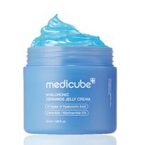 Medicube hialurono ir keramido drėkinamasis gelinis kremas 50 ml - Odos barjero atstatymas, raminantis drėkinimas, Korėjietiškas 50ml(1pc)