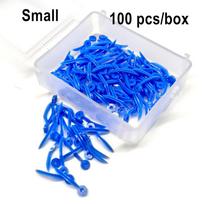 400 vnt. dantų pleištas su skylute vienkartinis diastemos dantų pleištas, medicininis plastikinis lankas, įgaubtas dizainas odontologui 400 pcs Blue