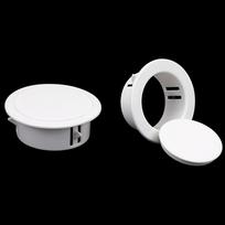 40-100mm Dekoratyvinis sienos skylės dangtelis oro kondicionavimui/PVC vandens vamzdžiui Apsauginės ventiliacinės angos Plastikinis kamštis 40mm