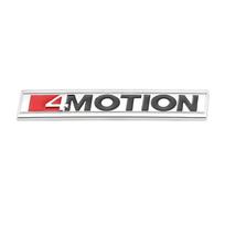 Automobilio lipdukas 4MOTION logotipas emblema priekinės grotelės lipdukas Tiguan golf 4 7 Touareg arteon Badge Sticker sidabras