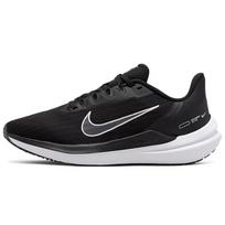Nike Air Winflo 9 Juodi Tamsiai Dūminiai Pilki Moteriški Sportbačiai Grynai Platina Balti DD8686-001 35.5