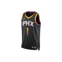 Jordano NBA pareiškimo leidimas Devinas Bookeris Nr.. 1 Unisex palaidinė be rankovių, 22–23 metų sezonui, juodos spalvos, DO9540-012 XXL