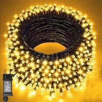 LED lauko girlianda šiltai balta 10M-100M LED virvelinė girlianda Kalėdinė lemputė Vandeniui atspari 8 režimai vakarėliui vestuvėms Velykoms sodui balkonui Kalėdoms 10M