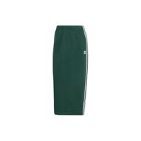 Adidas Originals Dryžuotas Logotipas Siuvinėtas Briaunotas Laisvalaikio Ilgas Sijonas Moteriški Sijonai Žalias IW3167 M