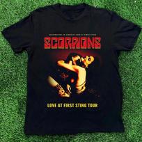 Scorpions - Meilė iš pirmo žvilgsnio 2024 40 metų jubiliejus Visų dydžių marškinėliai M