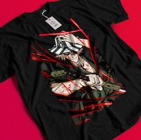 Urahara Kisuke Tshirt Bleach Anime T-Shirt Zaraki Shirt Ichigo Bankai Tee Aizen BB064 3XL