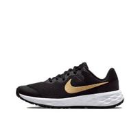 Nike Revolution 6 GS Juoda Metalo Aukso DD1096-002 EU 36 juoda/balta