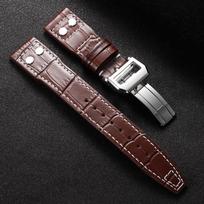Originalios Odos Laikrodžio Dirželis 20mm 21mm 22mm IWC Pilotams Verslo Karvės Odos Apyrankė Sulankstoma Sagtis Apyrankė Vyrams Moterims Laikrodžio Juosta 20mm ruda