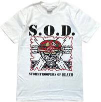 Kalbėk angliškai arba mirk S.O.D Mirties šturmuotojai Marškinėliai Balti Vyriški S-5XL E1430 Unisex Marškinėliai XXXL