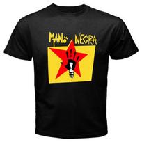 Mano Negra Manu Chao Rokas Grupė Juodi Unisex Marškinėliai S