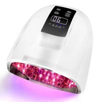 90W Įkraunama nagų lempa su veidrodiniu dugnu, belaidė LED lemputė akriliniams nagams, manikiūro aparatas, belaidė nagų UV LED lempa EU
