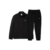 Li-Ning Loose Breathable Running Sports Suit Men suit Black AWEQ031-1 4XL
