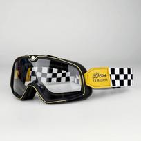 Retro akiniai Motociklo Slidinėjimo Akiniai Motokroso Akiniai nuo Saulės Šalmas Važiavimas Lenktynės Kavinės Lenktynės Kalnų Dviratis Keturratis