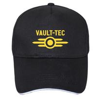 Žaidimai Vault Tec logotipas Žaidimai Vaizdo žaidimai Fallout 2 3 4 Cap beisbolo žaidimai Unisex Hat Vault-Tec Women Unisex hip hop kepurės 55CM-60CM
