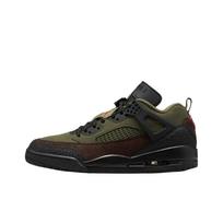 Air Jordan Spizike Low Jautiena ir Brokoliai Unisex Sportbačiai Žali Vidutiniškai Alyvuogių Universiteto Raudoni IH1782-200 40.5 black