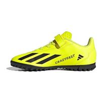 Adidas X Crazyfast Club Dirbtinės dangos Smūgius sugeriantys Patvarūs žemi futbolo bateliai Vaikams skirti futbolo bateliai Geltoni IF0716 28