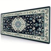 Persian Pattern Mouse Pad Desk Mat High Quality Material, Non-Slip Rubber Base Precision Stitched Edges Durable & Waterproof 350X600X2MM