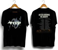 New Apparel The Weeknd After Hours Til Dawn Tour 2025 Tees Setlist Back Print High-end Luxury Is for Both Men and Women Top Y2k S