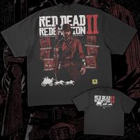 Red Dead Redemption II Spausdinti trumpomis rankovėmis vyriški ir moteriški vasariniai medvilniniai patogūs laisvi madingi apvalios kaklo marškinėliai viršus M
