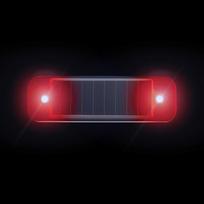 Automobilio apsaugos lemputė su saulės energija varomas imituojamas manekenas belaidis įspėjamasis nuo vagystės įspėjamoji lemputė automobilio įspėjamoji lemputė