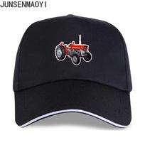 2022 m. Nauji Vyriški Massey Ferguson 135 Vintage Tractors medvilninė juokinga beisbolo kepuraitė, naujovė Unisex beisbolo kepurė Snapback kepurės red