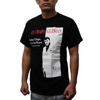 Chapo Joaquin Guzman Scarface Grafinis T-shirt XXXXL black