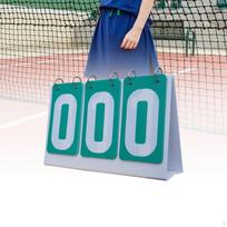 Flip Scoreboard Score Flipper 3 digits Scorekeeper Keeper for Volleyball žalia