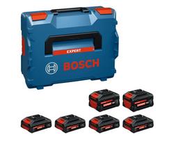 Akumuliatoriai Bosch 1600A0373G; 18 V; 4x4,0/2x8,0 Ah; Li-ion