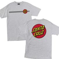 Marškinėliai Classica Santa Cruz Dot Skateboard Pilki XXXXL