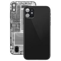 Stiklinis baterijos galinis dangtelis iPhone 11 juoda