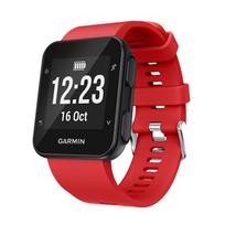 Dirželis Garmin Forerunner 35 30 išmaniajam laikrodžiui, pakaitinis apyrankės laikrodžio dirželis, silikoninis minkštas dirželis, apyrankė, naujas raudona