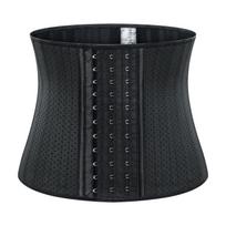 25 Steel Bone Waist Trainer: Rubber Sports Abdominal Binder, 25CM Perforated Latex for Fitness, Postpartum Shaping, Body Sculpting. Extra Large juoda