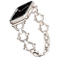 Juvelyrinės grandinėlės dirželis Apple laikrodžio apyrankei 8 Ultra 49mm Metatinė apyrankė iwatch 7 6 se 5 4 3 41mm 45mm 38mm 40mm 44mm apyrankė 38/40/41mm