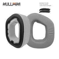 NullMini Replacement Earpads for Corsair HS80 RGB Headset Headphones Leather Sleeve Mesh Ear Cushion Earphone Earmuff