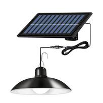 Lauko/vidaus saulės šviesos diodų liustra su retro lempute, nuotolinio valdymo gatvės lempa (Viena/dviguba galva) 30LED Single Head Remote Control balta