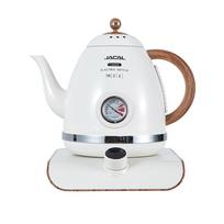 Jigao E18-5D Išmanusis elektrinis virdulys su ilgu snapeliu, temperatūros reguliavimu ir izoliacija dramblio kaulo baltumo spalva/1,5l spalva