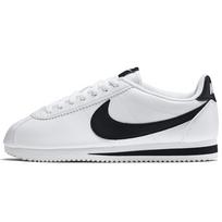 Nike Classic Cortez Odiniai Balti Juodi Moteriški Sportbačiai Juodai-Balti 807471-101 38