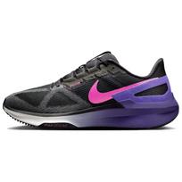 Nike Air Zoom Structure 25 Juodi Laukų Violetiniai Lazeriniai Fuksijos Unisex Sportbačiai Antracito DJ7883-010 45