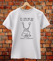 Daniel Johnston Labas, kaip sekasi Sietlo Grunge marškinėliai, kuriuos dėvėjo Kurtas Cobainas Unisex T XL