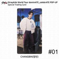 Stray Kids Pasaulinis Turas DominATE Švęsk POP-UP Speciali Prekybinė Kortelė KPOP K-POP Changbin #1