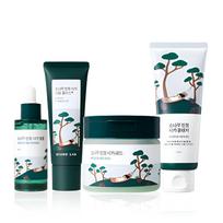 ROUND LAB Pinetos raminamasis Cica probleminei odai priežiūros rinkinys Ampulė 50ml + Kremas Plus 60ml + Toniko diskeliai 50 vnt. + Valiklis 150ml Aknei raminantis rinkinys