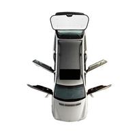 Langų deflektoriai Toyota Land Cruiser Prado J120 LC120 Lexus GX 470 2003~2009 Saulės skydeliai Vėjo skydeliai UV apsauga All Sunshades gray