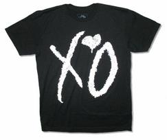 The Weeknd X Heart O Juodi Unisex Marškinėliai S
