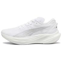 Puma Deviate Nitro 3 vyriški sportbačiai, balti, plunksnų pilki, sidabriniai, 309707-10 40.5 white