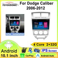 Android 13 automobilio radijas Dodge Caliber Jeep Compass 1 MK Patriot 2006 - 2012 BT Multimedia DSP Navigacija WIFI Stereo DVD GPS 4 core 1GB+32GB carplay